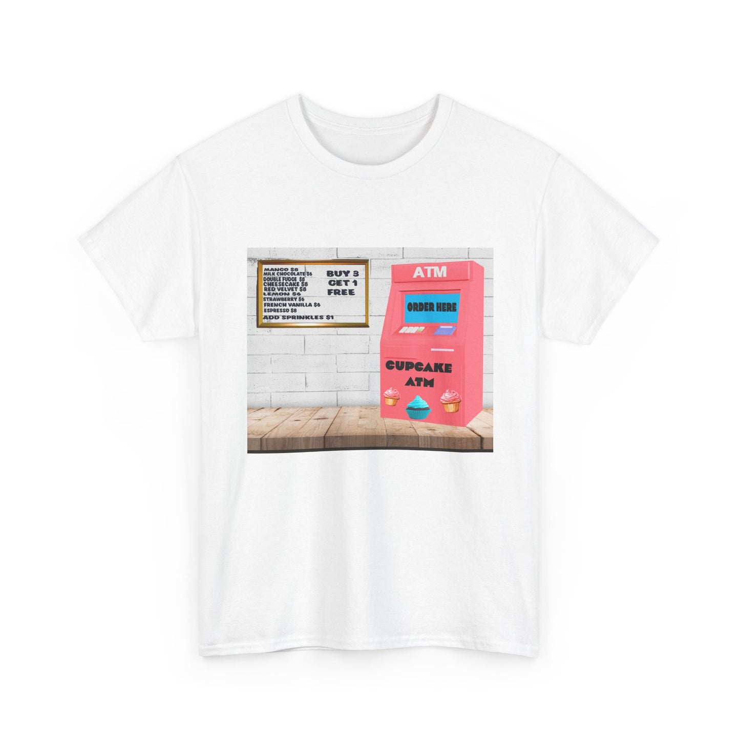 Cupcake ATM Tee Shirt
Unisex Cotton