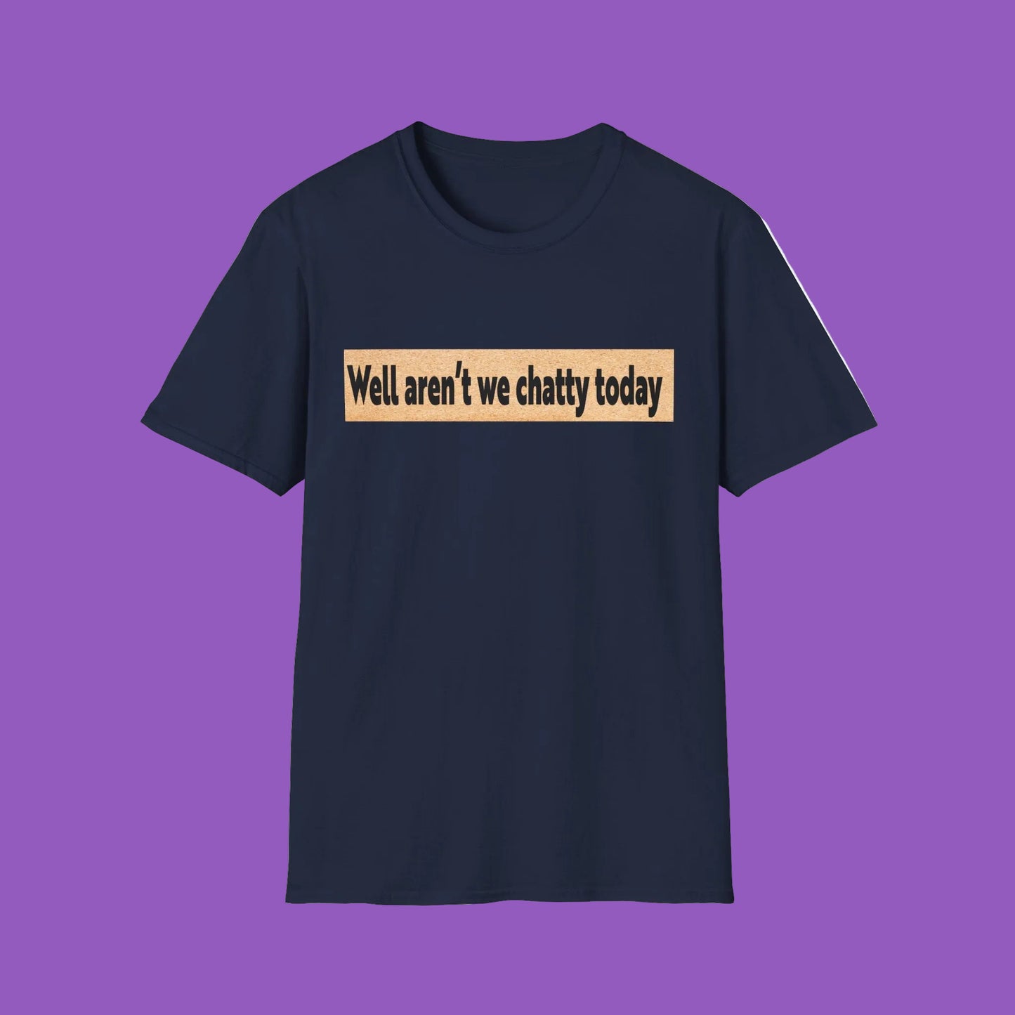 T-Shirt — "Well aren't we chatty today" Funny Sarcastic Conversation Starter Tee