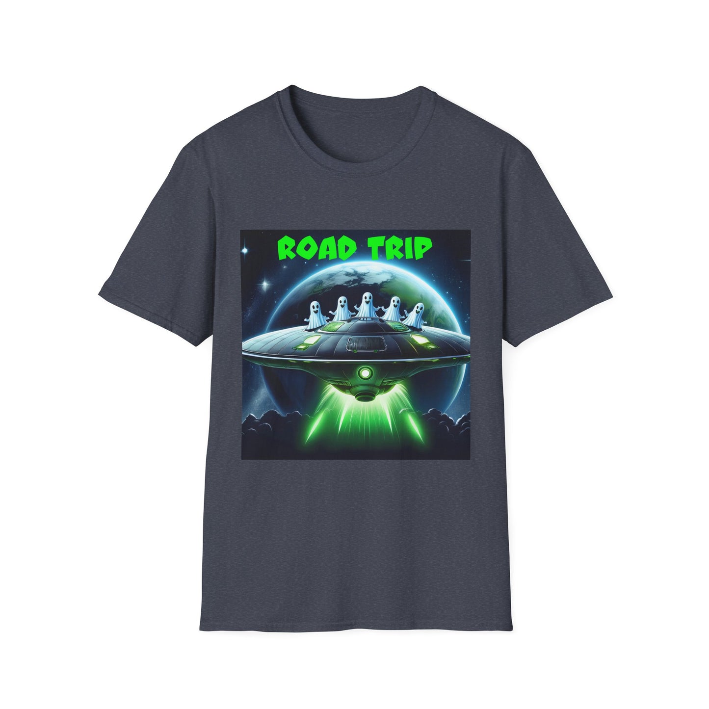 Retro Road Trip Alien T-Shirt | Unisex Graphic Tee, Space Adventure Shirt, Gift for Travelers, Cool Summer Tee, Road Trip Essentials