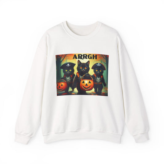 Pirate Cats Crewneck Sweatshirt - Halloween Costume