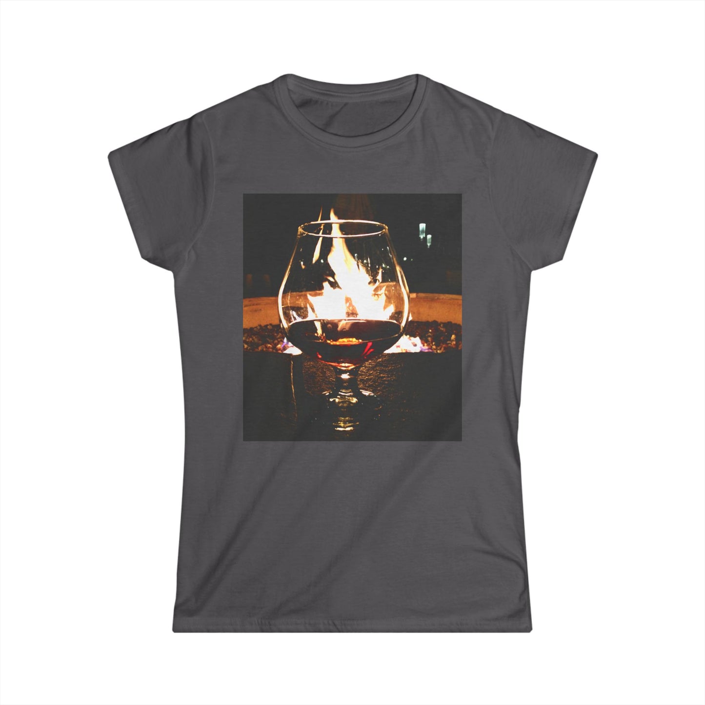 Elegant Wine-Themed Women's Softstyle Tee, Perfect for Wine Lovers, cognac enthusiasts. Casual Outings, Gifts for Her, Cozy Gatherings, and Wine Events