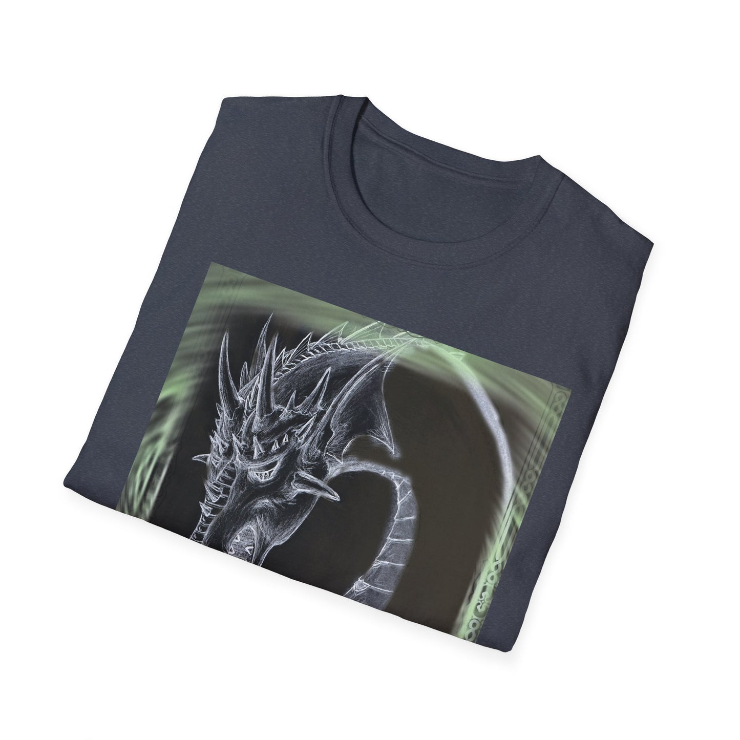 Dragon Skull T-Shirt — Gothic Fantasy Dragon Art Tee