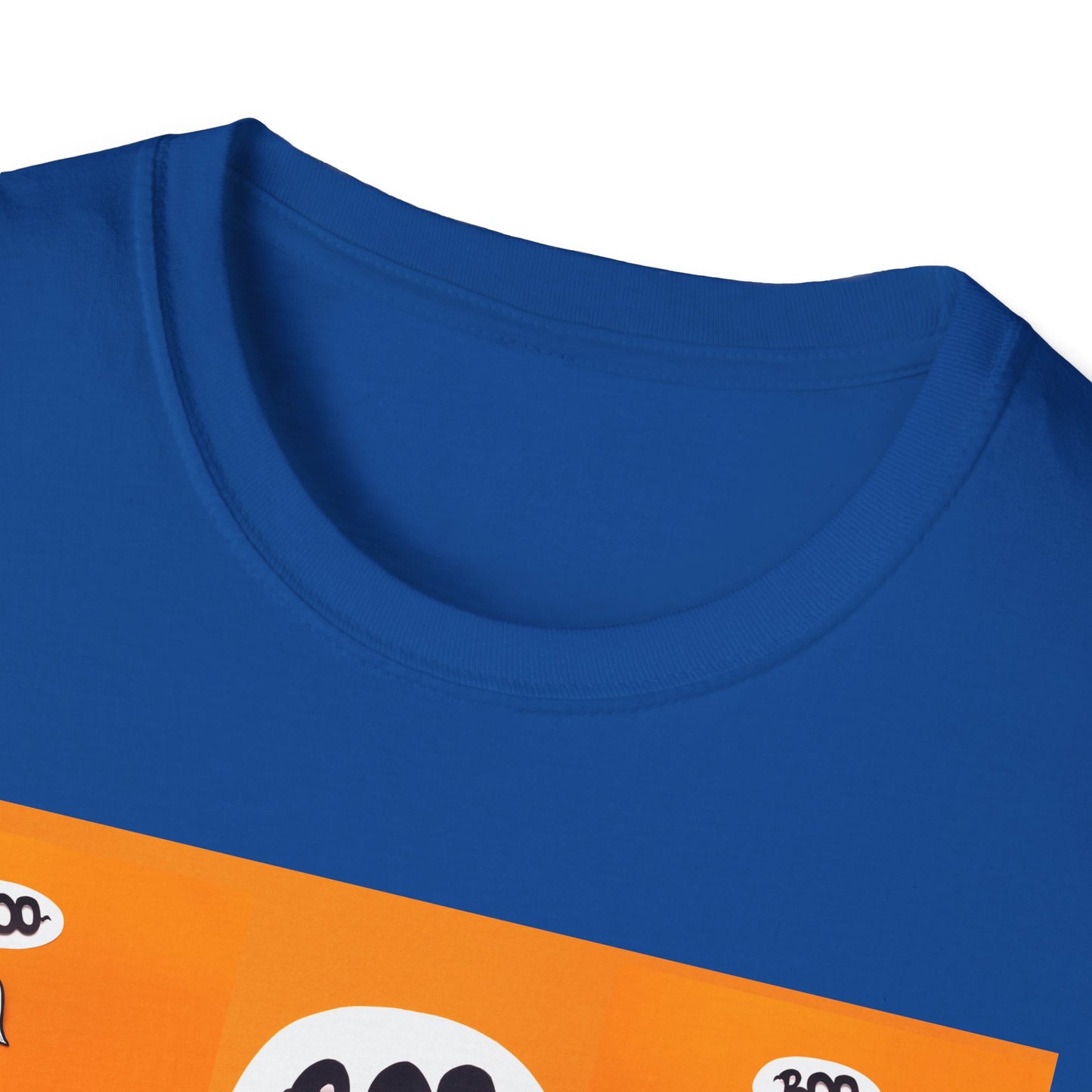 Halloween Ghost 'Boo' Unisex T-Shirt | Spooky Vibes, Costume, Fall Festivities, Trick-or-Treat, Fun Graphic Tee