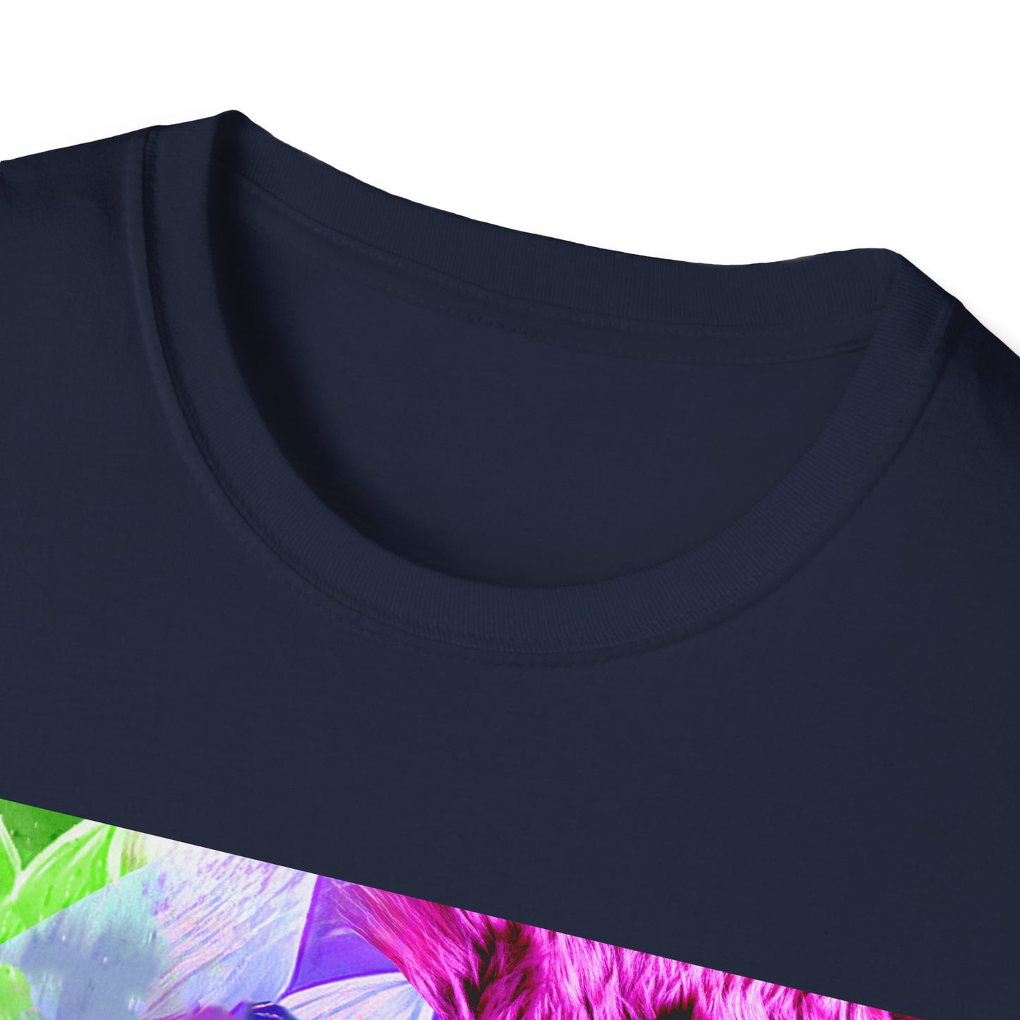 Colorful Moonlit Distorted Vibes Unisex T-Shirt, Graphic Tee, Casual Wear, Summer Fashion, Trendy Gift for Friends