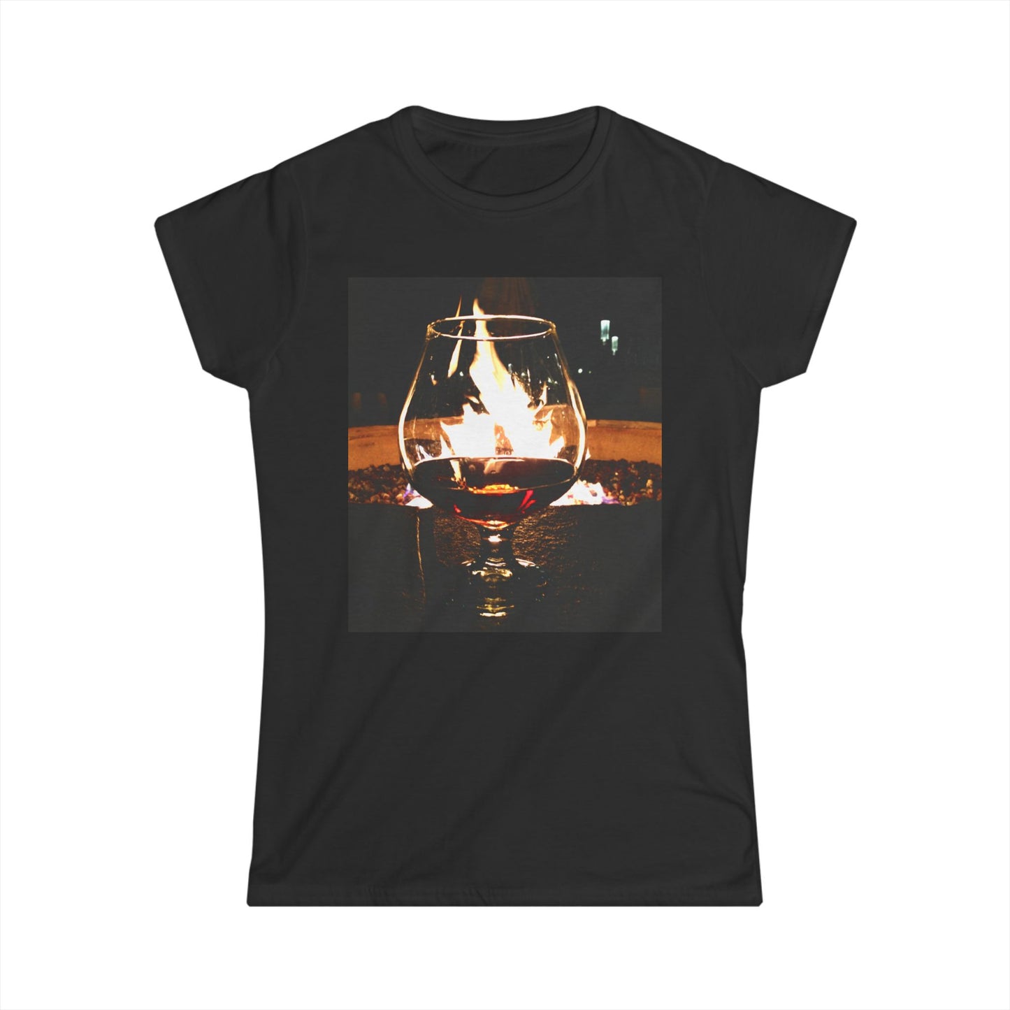 Elegant Wine-Themed Women's Softstyle Tee, Perfect for Wine Lovers, cognac enthusiasts. Casual Outings, Gifts for Her, Cozy Gatherings, and Wine Events