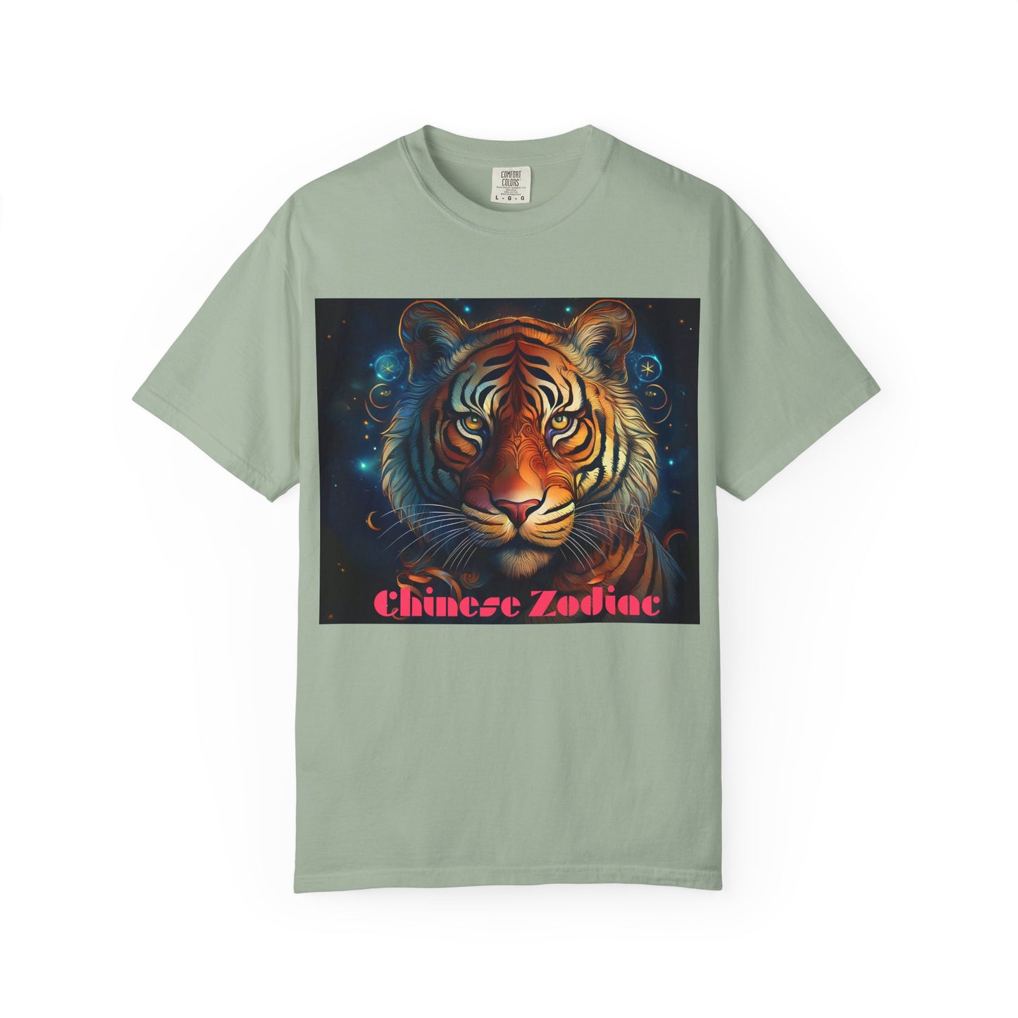 Chic Chinese Zodiac Tiger T-Shirt, Unisex Graphic Tee, Astrology Apparel, Zodiac Fashion, Year of the Tiger Shirt