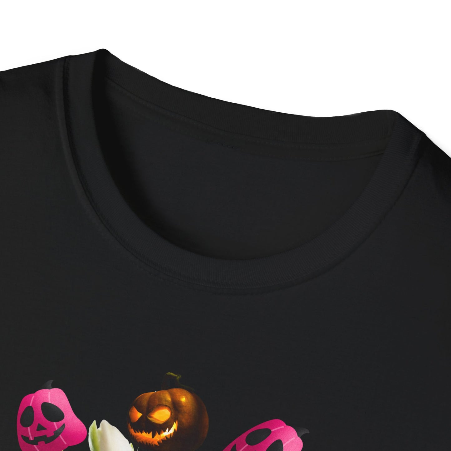 Halloween Pumpkin Bouquet T-Shirt, Cute Fall Tee, Unisex Graphic Shirt, Ideal for Halloween Parties, Seasonal Gift Idea