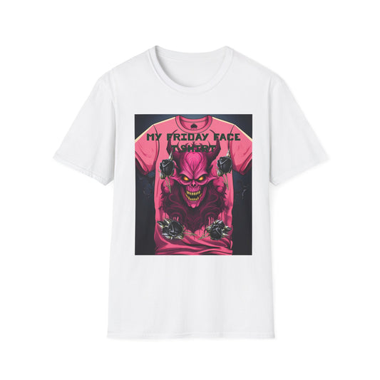 Demon Face Unisex T-Shirt - Friday Face Graphic Tee