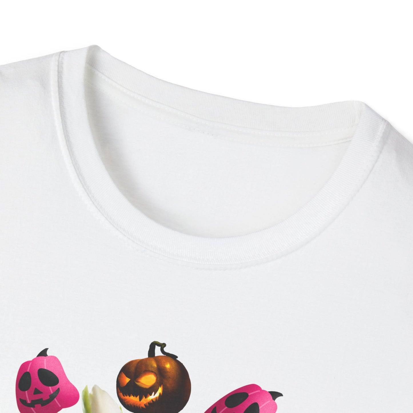 Halloween Pumpkin Bouquet T-Shirt, Cute Fall Tee, Unisex Graphic Shirt, Ideal for Halloween Parties, Seasonal Gift Idea