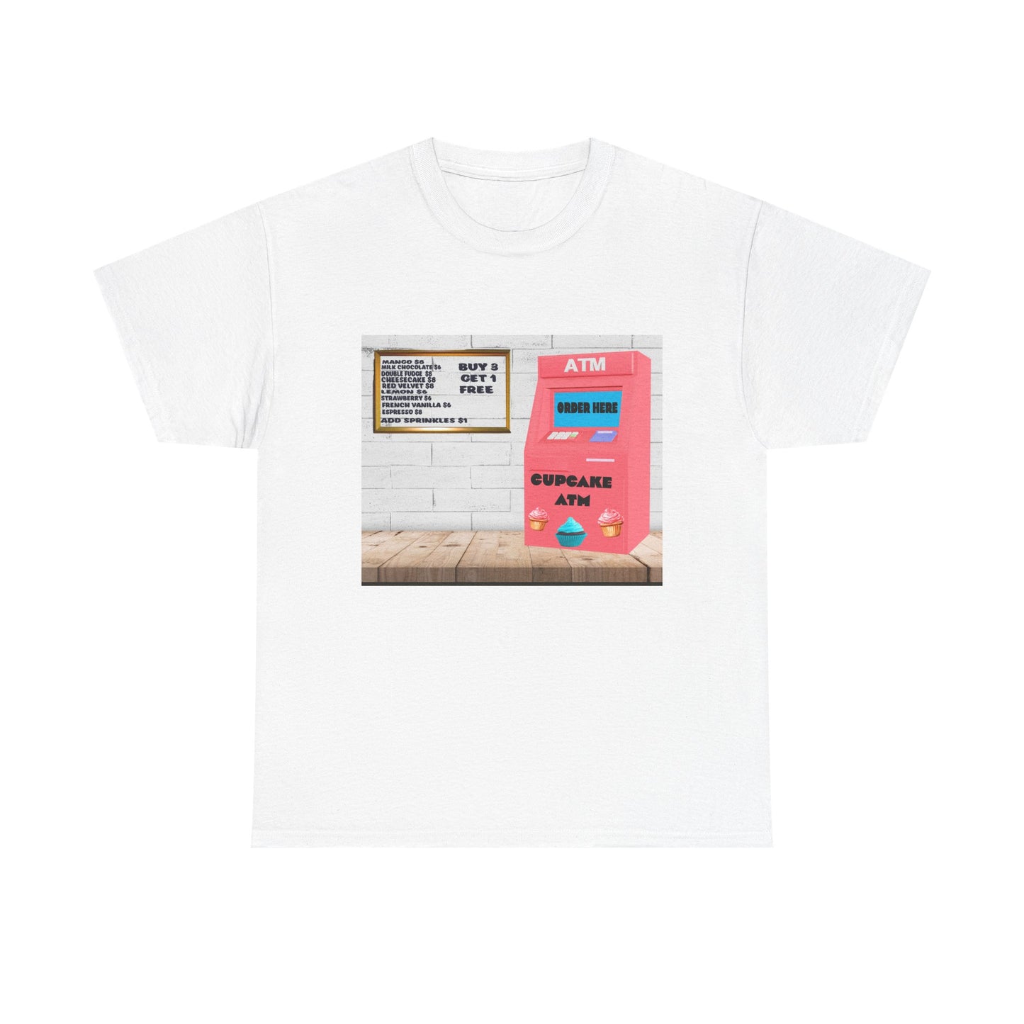 Cupcake ATM Tee Shirt
Unisex Cotton