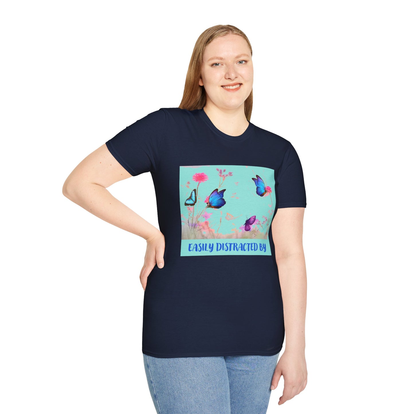 Easily distracted by Butterfly T-Shirt