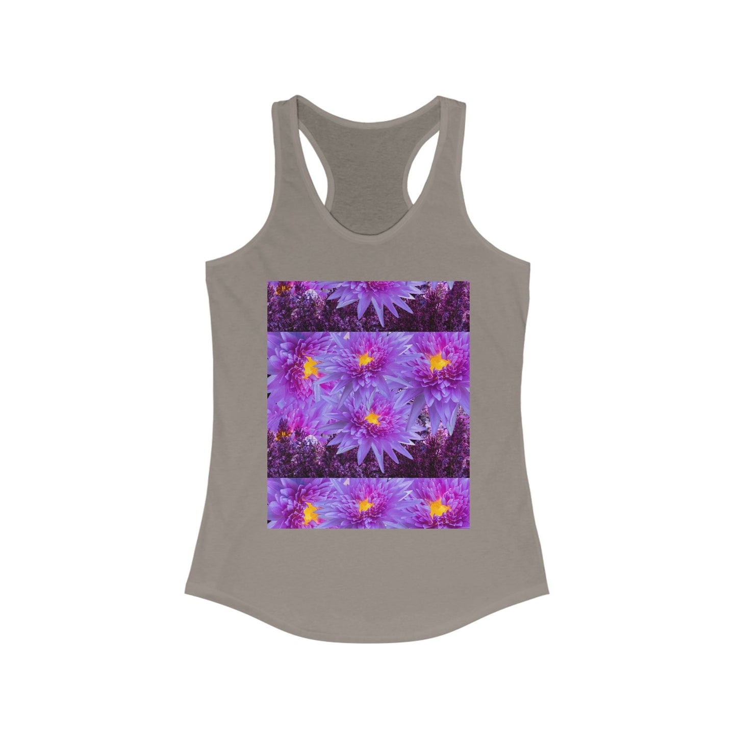Tank Top with Lilac Design for Women
