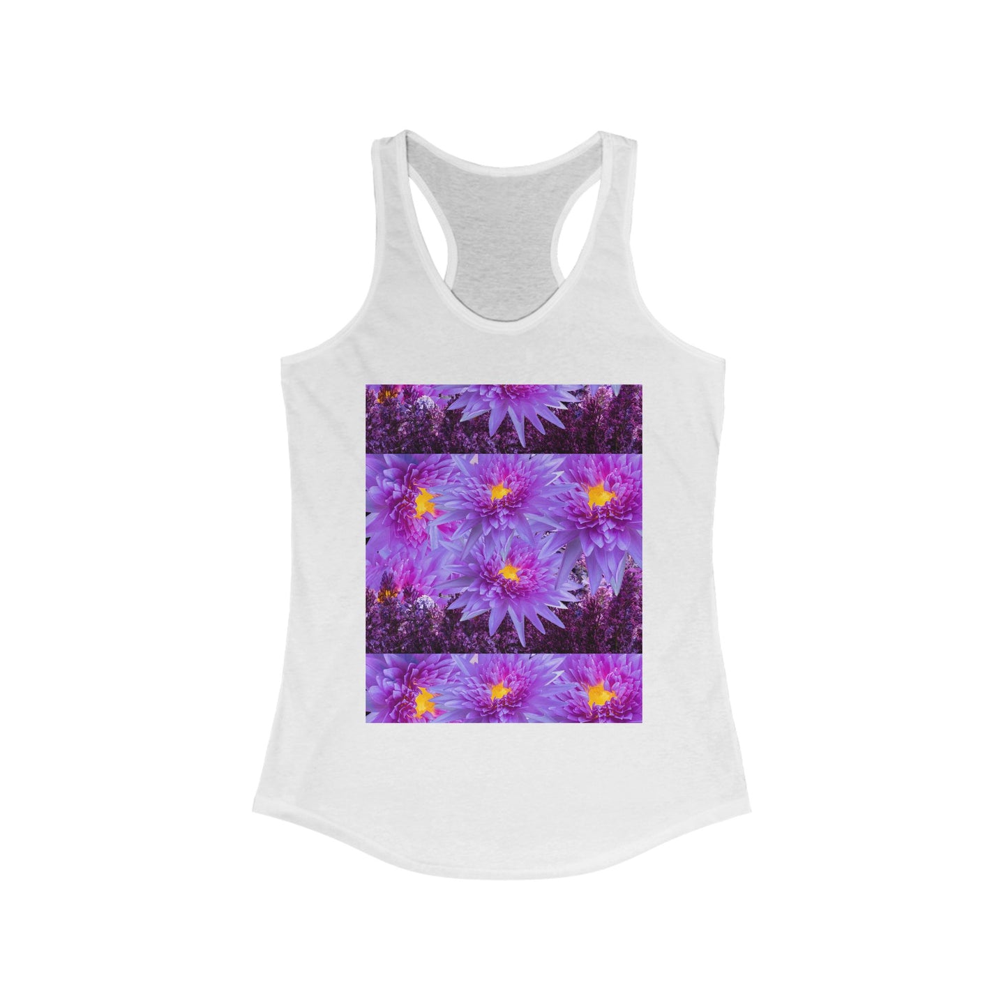 Tank Top with Lilac Design for Women