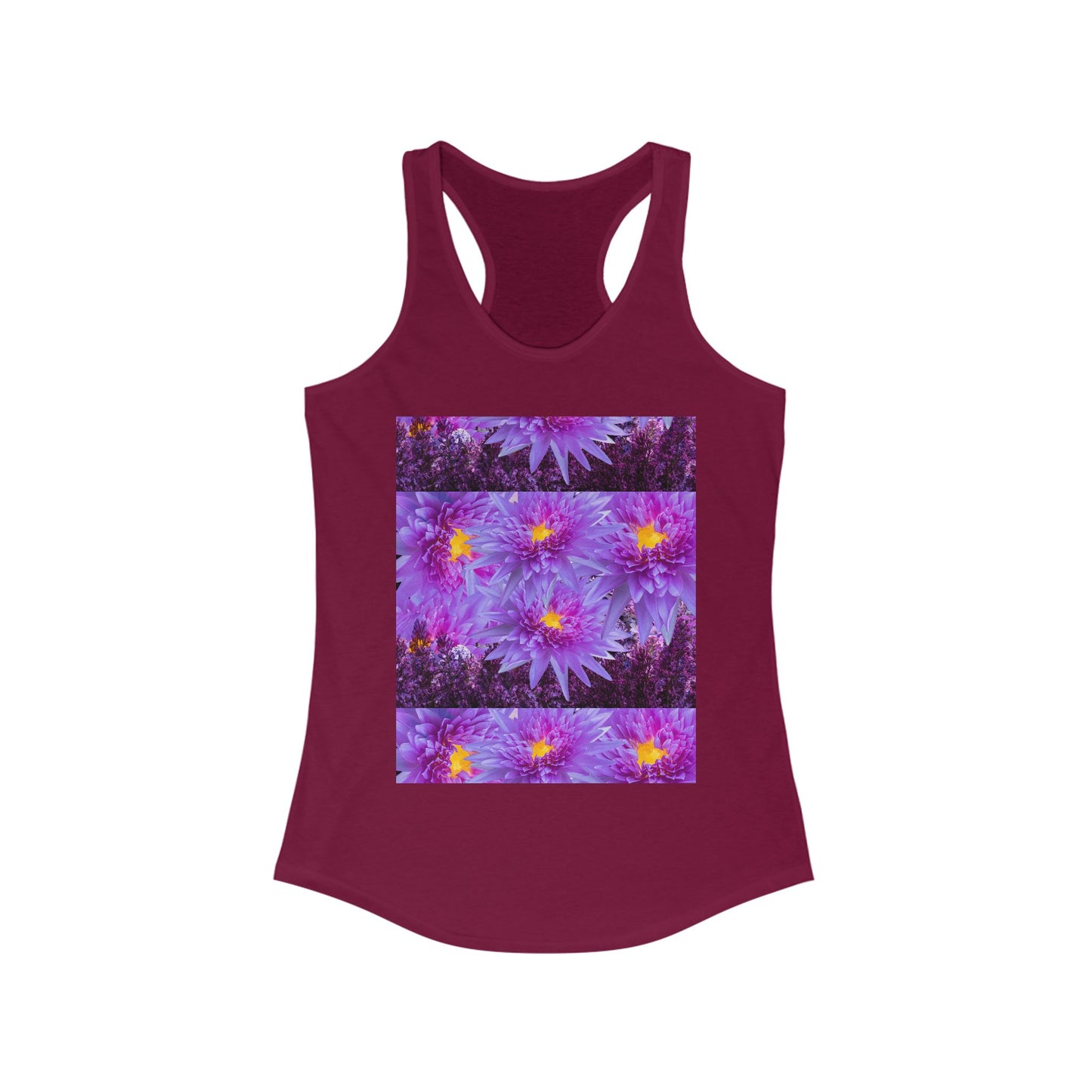 Tank Top with Lilac Design for Women