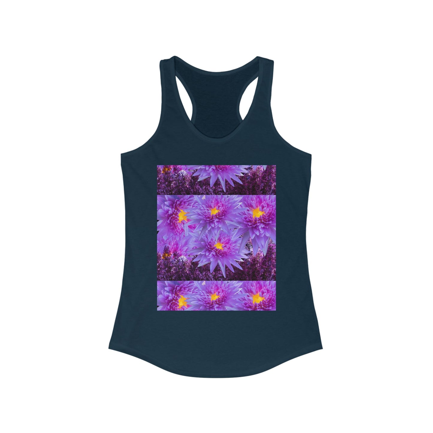 Tank Top with Lilac Design for Women