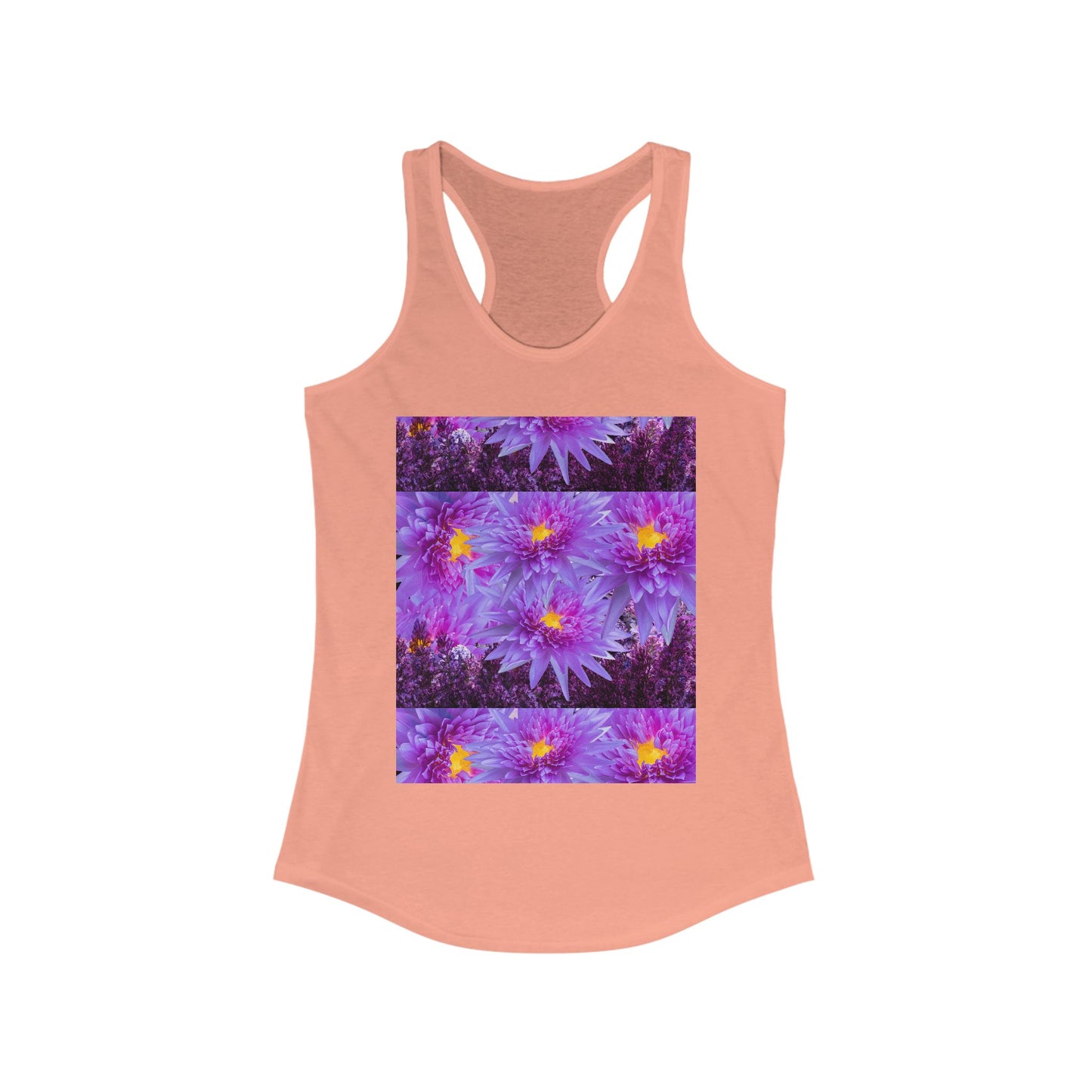 Tank Top with Lilac Design for Women