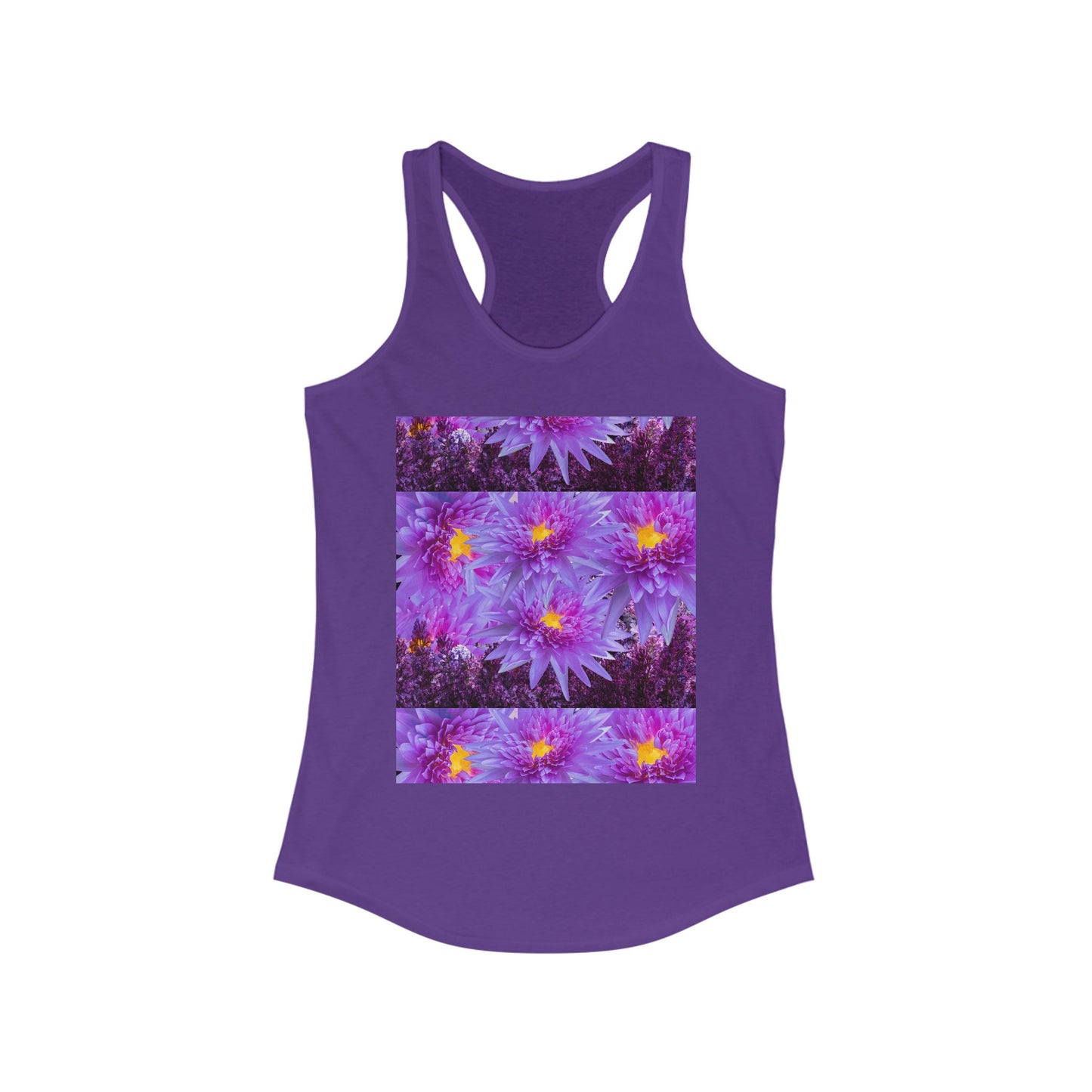 Tank Top with Lilac Design for Women
