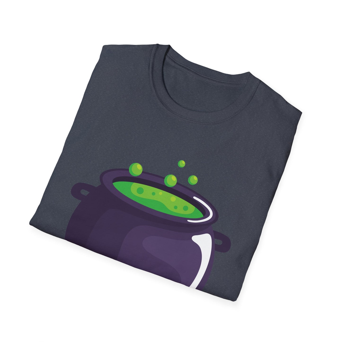 Halloween Potion Cauldron T-Shirt, Unisex Tee, Spooky Shirt, Witchy Apparel, Festival Wear, Halloween Costume