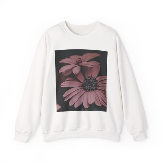 Faded Floral Crewneck Sweatshirt, Cozy Floral Sweatshirt, Gift for Her, Fashion Sweatshirt, Fall Style, Casual Wear