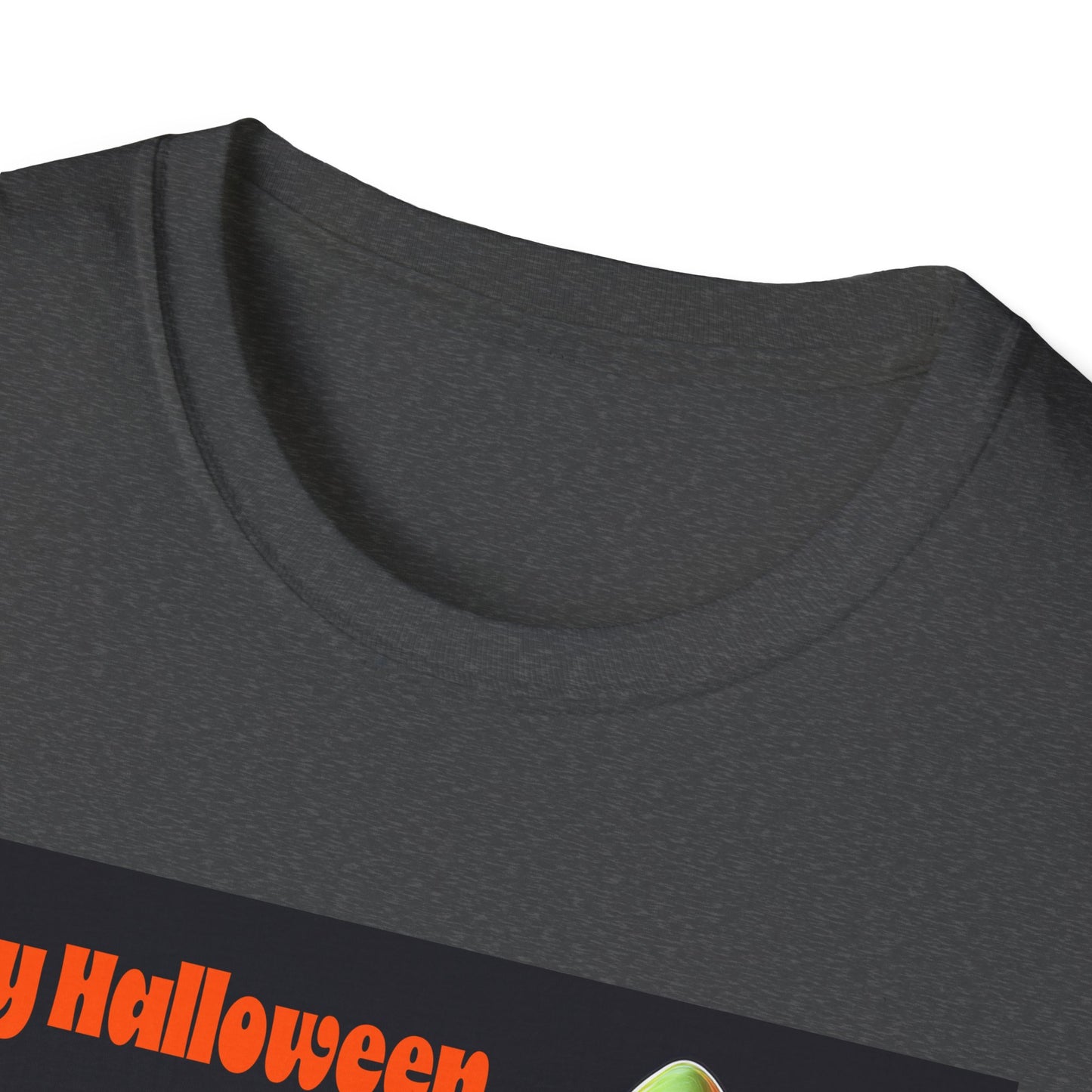 Halloween Ghost with wagon t-Shirt, trick or treating Funny Halloween Tee, Unisex Casual Shirt, Cute Halloween Costume, Spooky Holiday Apparel