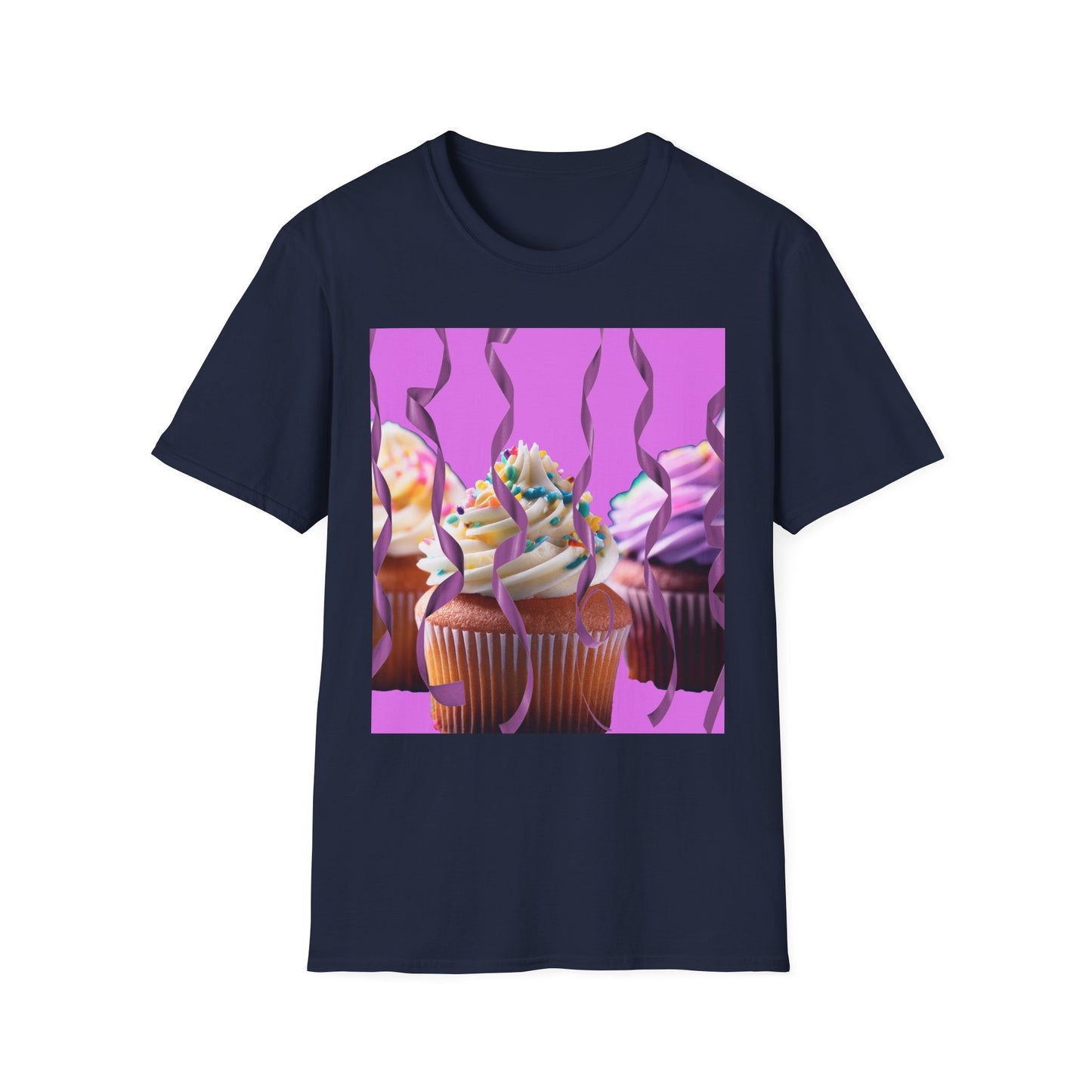 Colorful Cupcake Unisex T-Shirt | Sweet Treats Tee, Birthday Gift, Dessert Lover’s Apparel, Cute Food Shirt, Fun Casual Wear