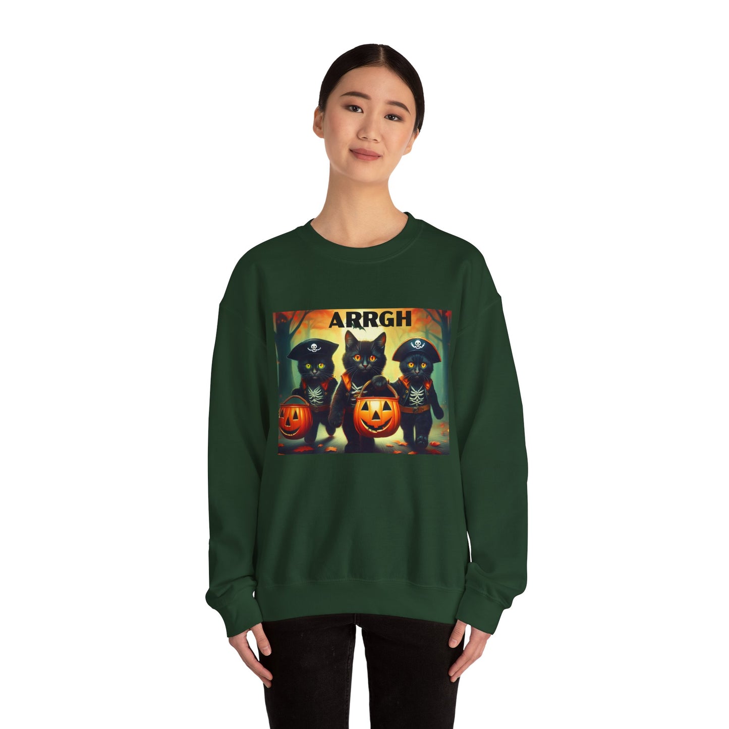Pirate Cats Crewneck Sweatshirt - Halloween Costume