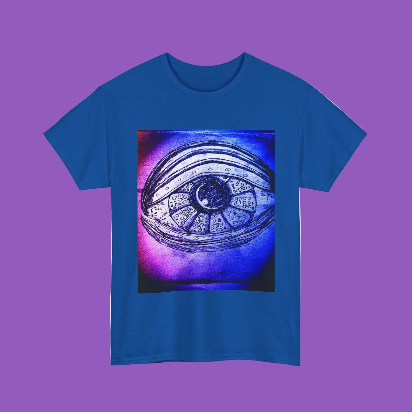Mystic Eye Graphic Tee — Cosmic Third Eye Illustration T-Shirt