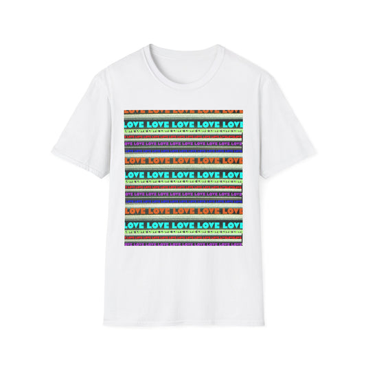 Love-Themed Unisex T-Shirt | Softstyle | Perfect for Pride, Birthdays, Anniversaries, Casual Wear, Gifts