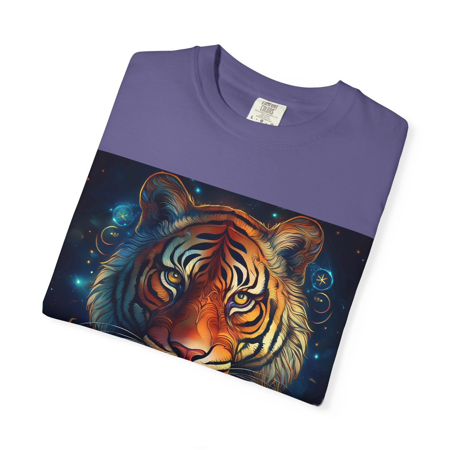 Chic Chinese Zodiac Tiger T-Shirt, Unisex Graphic Tee, Astrology Apparel, Zodiac Fashion, Year of the Tiger Shirt