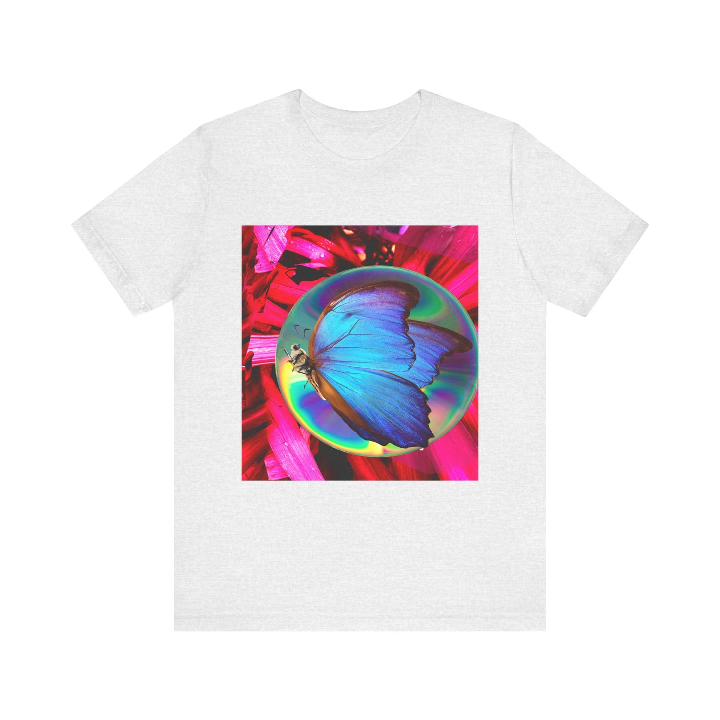 Colorful Butterfly Graphic Tee, Butterfly Shirt, Unisex T-Shirt, Nature Lover Gift, Casual Summer Wear, Vibrant Art Tee