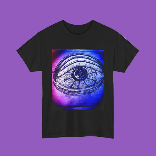 Mystic Eye Graphic Tee — Cosmic Third Eye Illustration T-Shirt