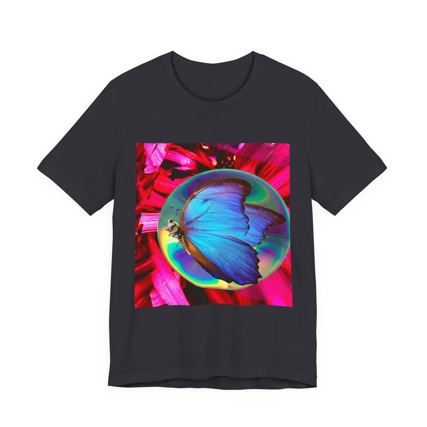 Colorful Butterfly Graphic Tee, Butterfly Shirt, Unisex T-Shirt, Nature Lover Gift, Casual Summer Wear, Vibrant Art Tee