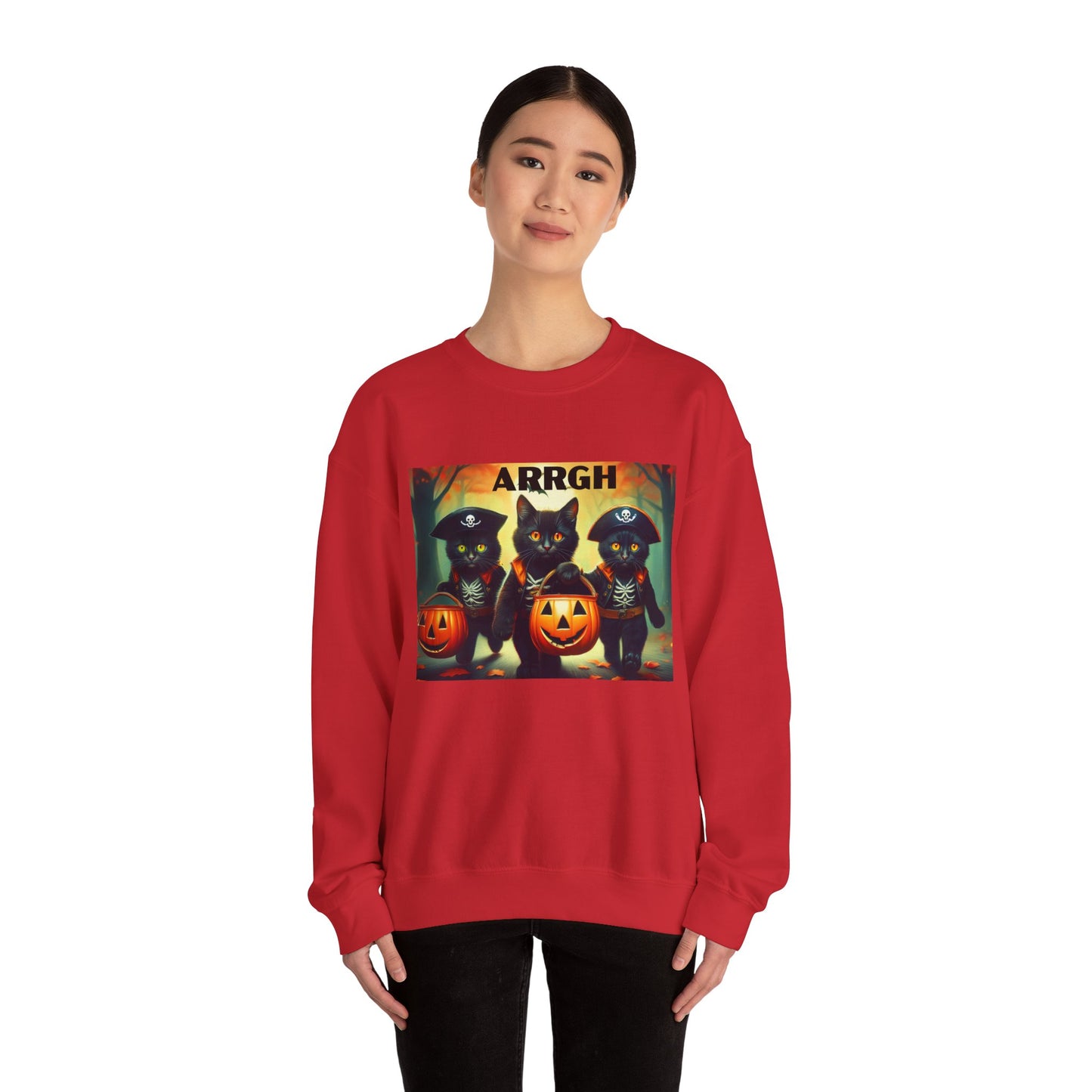Pirate Cats Crewneck Sweatshirt - Halloween Costume