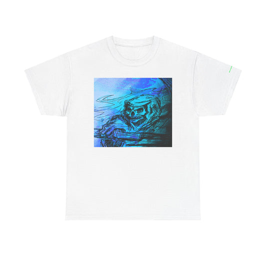 Misty Grim Reeper Art Unisex Heavy Cotton Tee - Unique Graphic T-Shirt for Bold Style