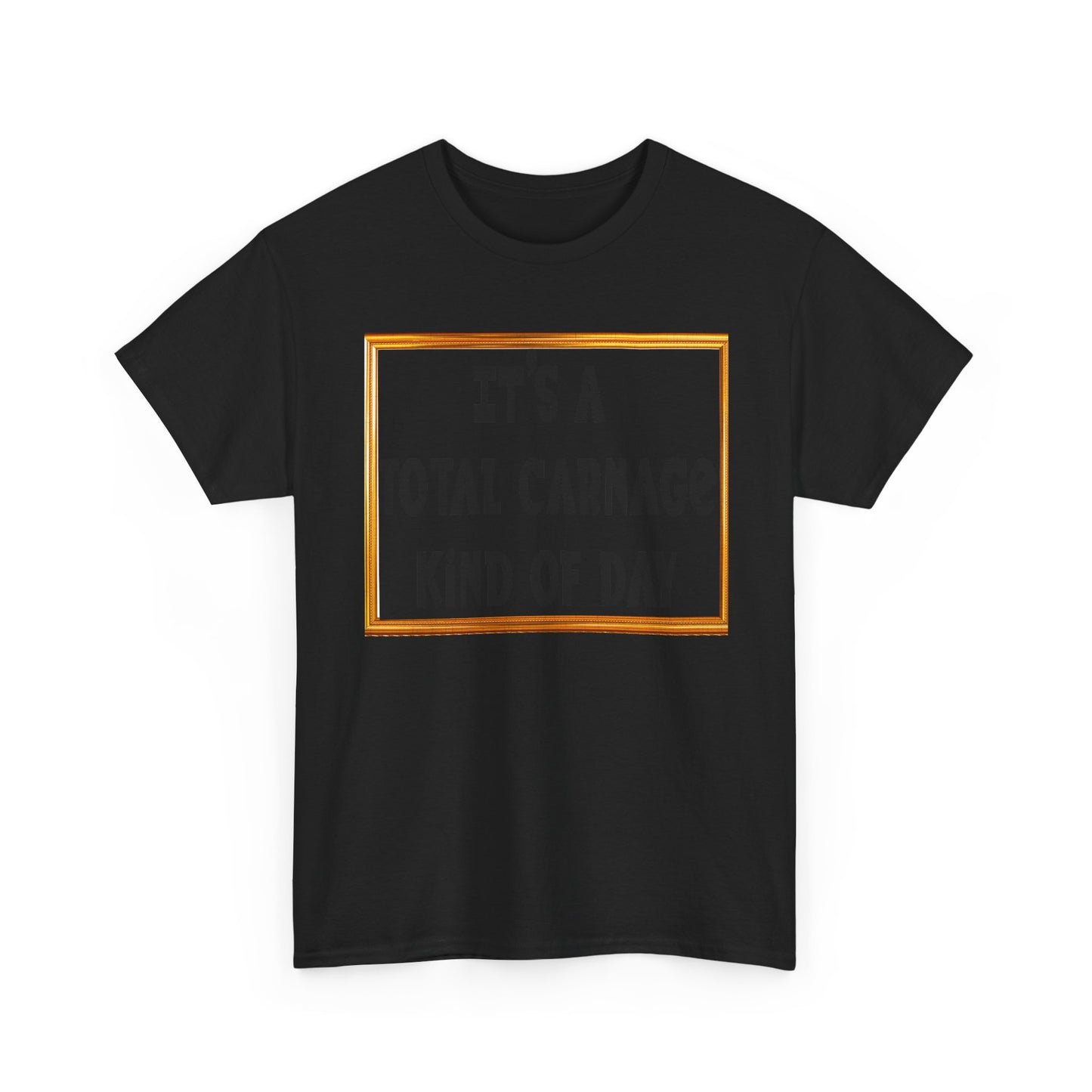 Total Carnage Unisex Heavy Cotton Tee, Casual t-shirt, Graphic Tee, Humor Shirt, Gift for Friends, Fun Apparel