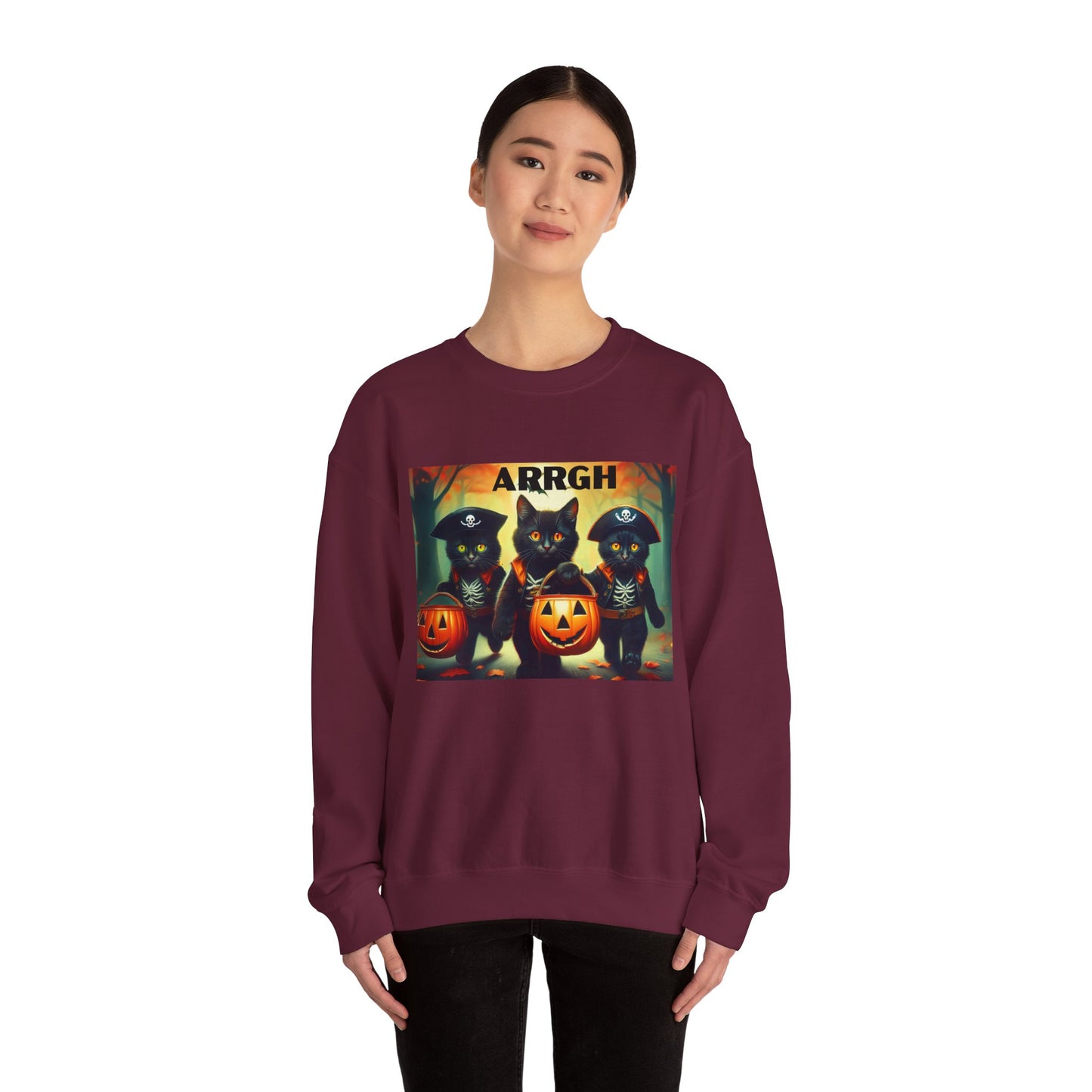 Pirate Cats Crewneck Sweatshirt - Halloween Costume