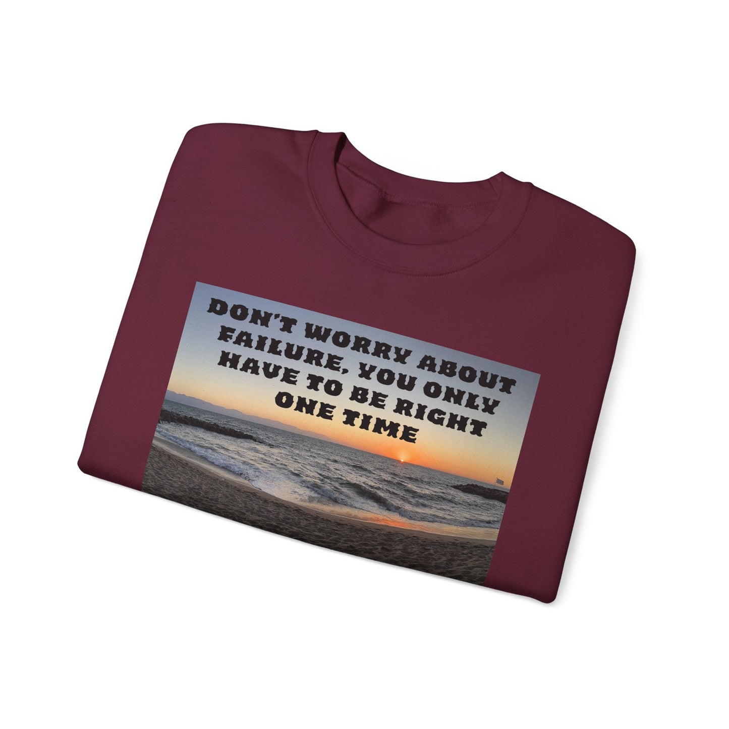 Inspirational Crewneck Sweatshirt - Motivational Apparel, Gift for Friends, Cozy Fashion, Everyday Wear, Positive Vibes
