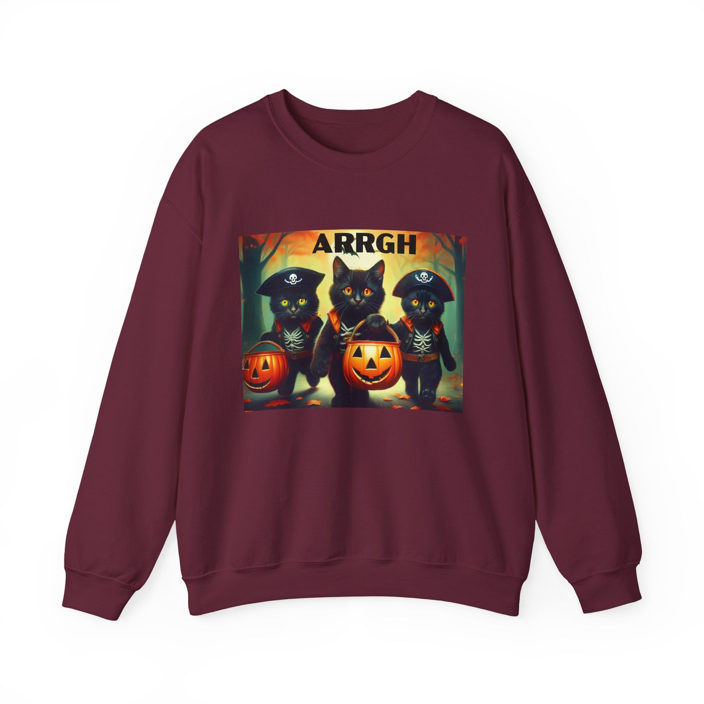 Pirate Cats Crewneck Sweatshirt - Halloween Costume