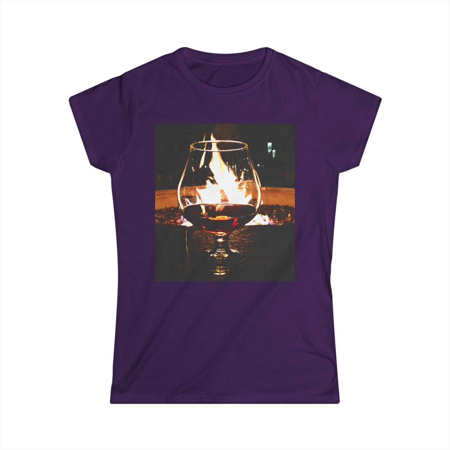Elegant Wine-Themed Women's Softstyle Tee, Perfect for Wine Lovers, cognac enthusiasts. Casual Outings, Gifts for Her, Cozy Gatherings, and Wine Events