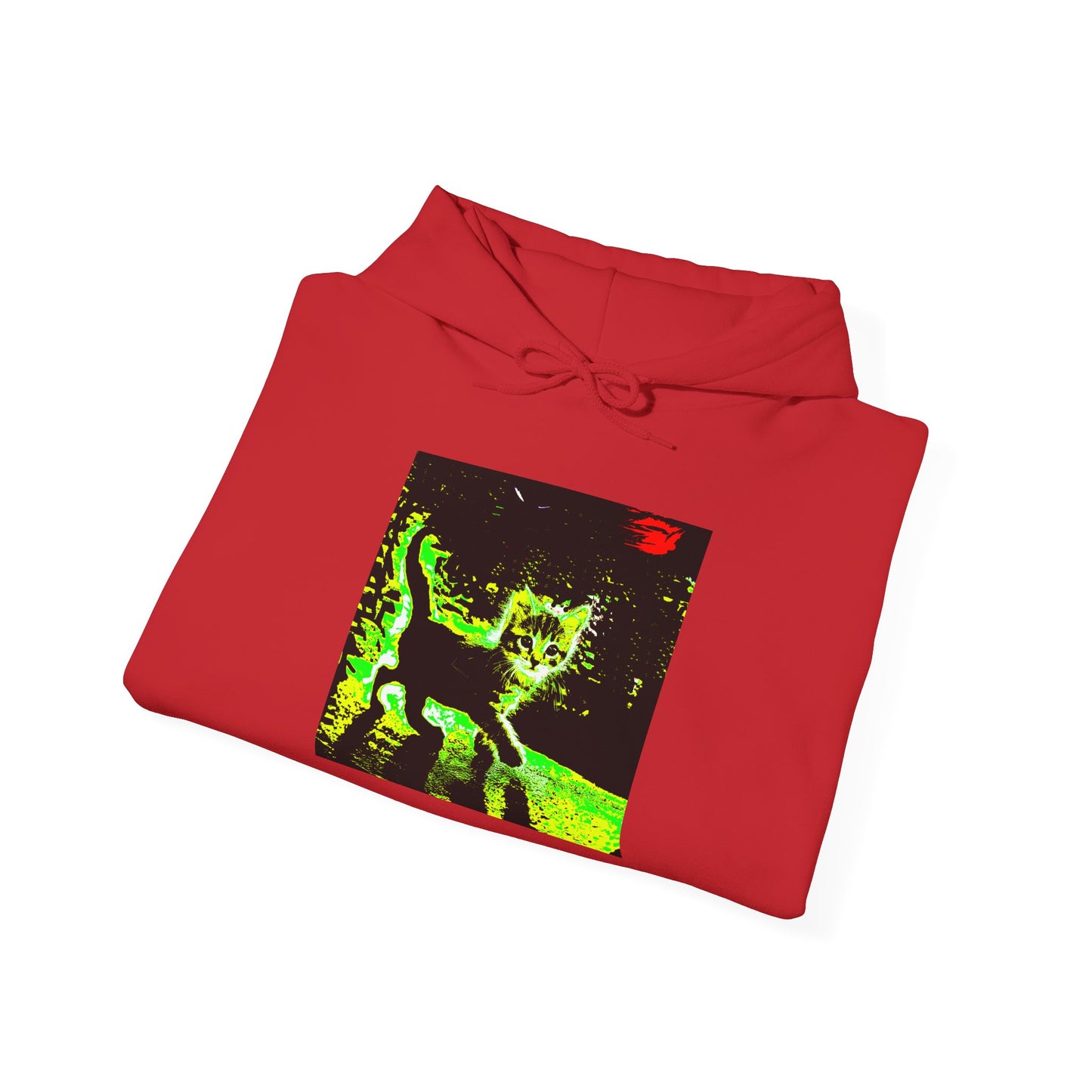 Glow-in-the-Dark Cat Hoodie | Perfect for Cat Lovers, Cozy Nights, Halloween & Everyday Style