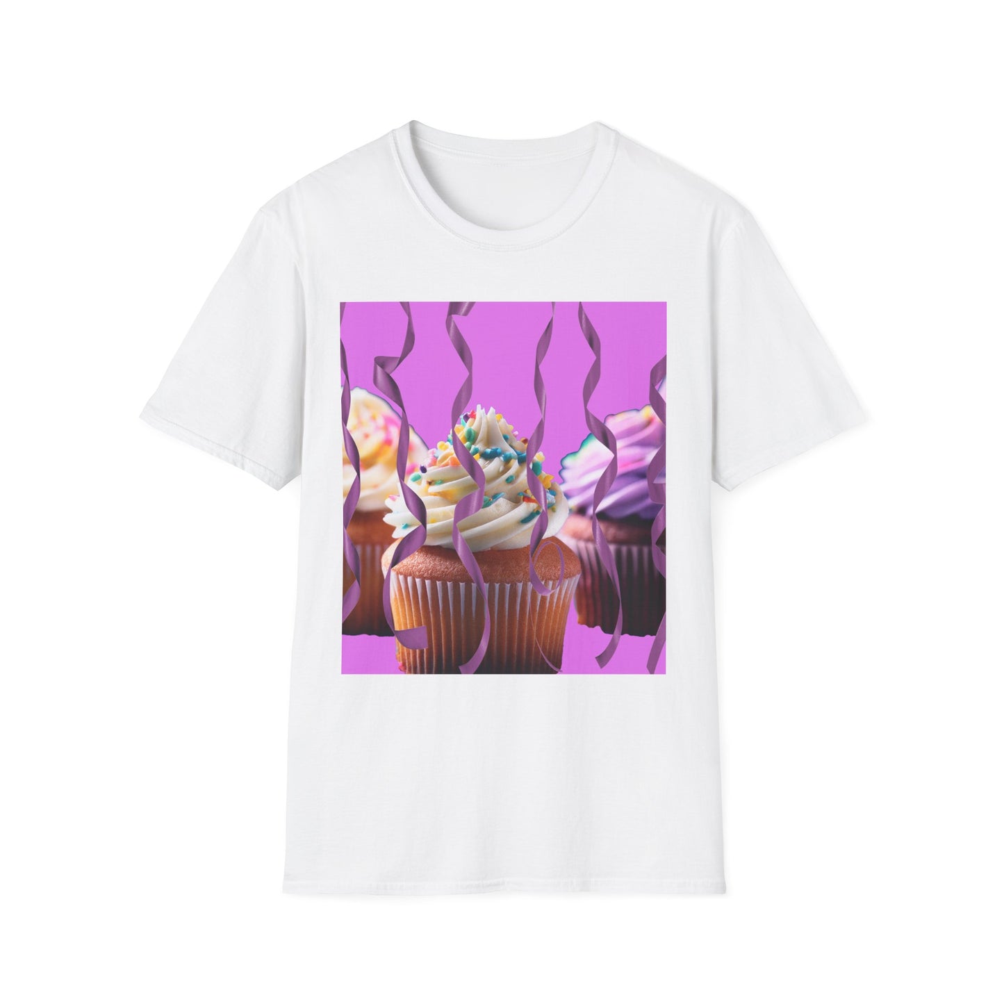 Colorful Cupcake Unisex T-Shirt | Sweet Treats Tee, Birthday Gift, Dessert Lover’s Apparel, Cute Food Shirt, Fun Casual Wear