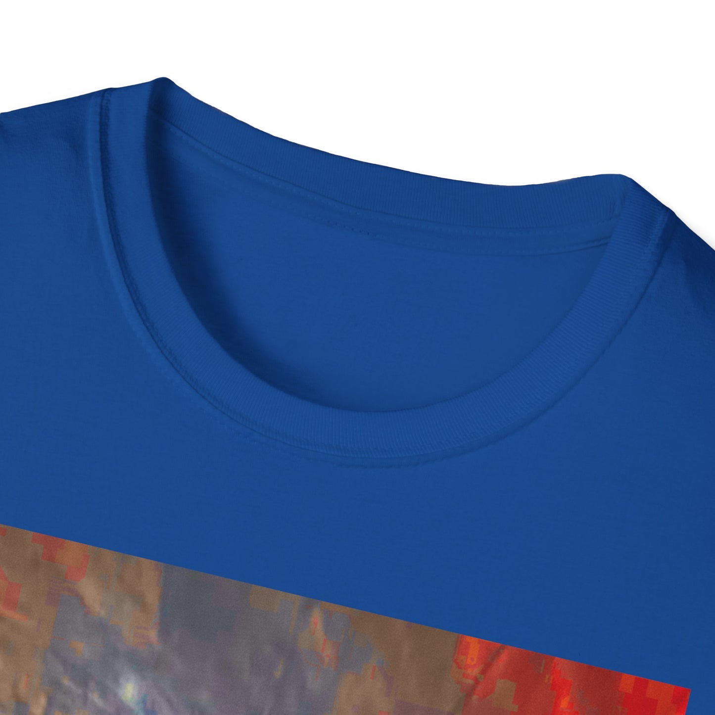 Vibrant Adventure motorcycle T-Shirt | Unisex Softstyle Tee, Casual Streetwear, Trendy Graphic Top, Unique Gift for Travelers, Colorful Artwork Shirt
