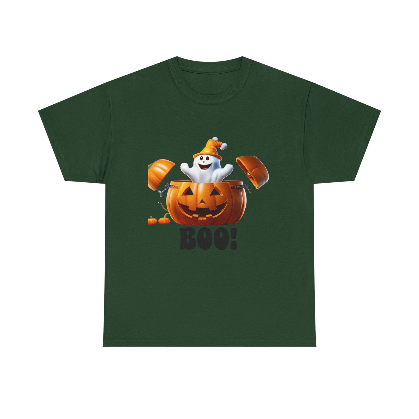 Halloween Jack-in-the-Box, unisex cotton tee