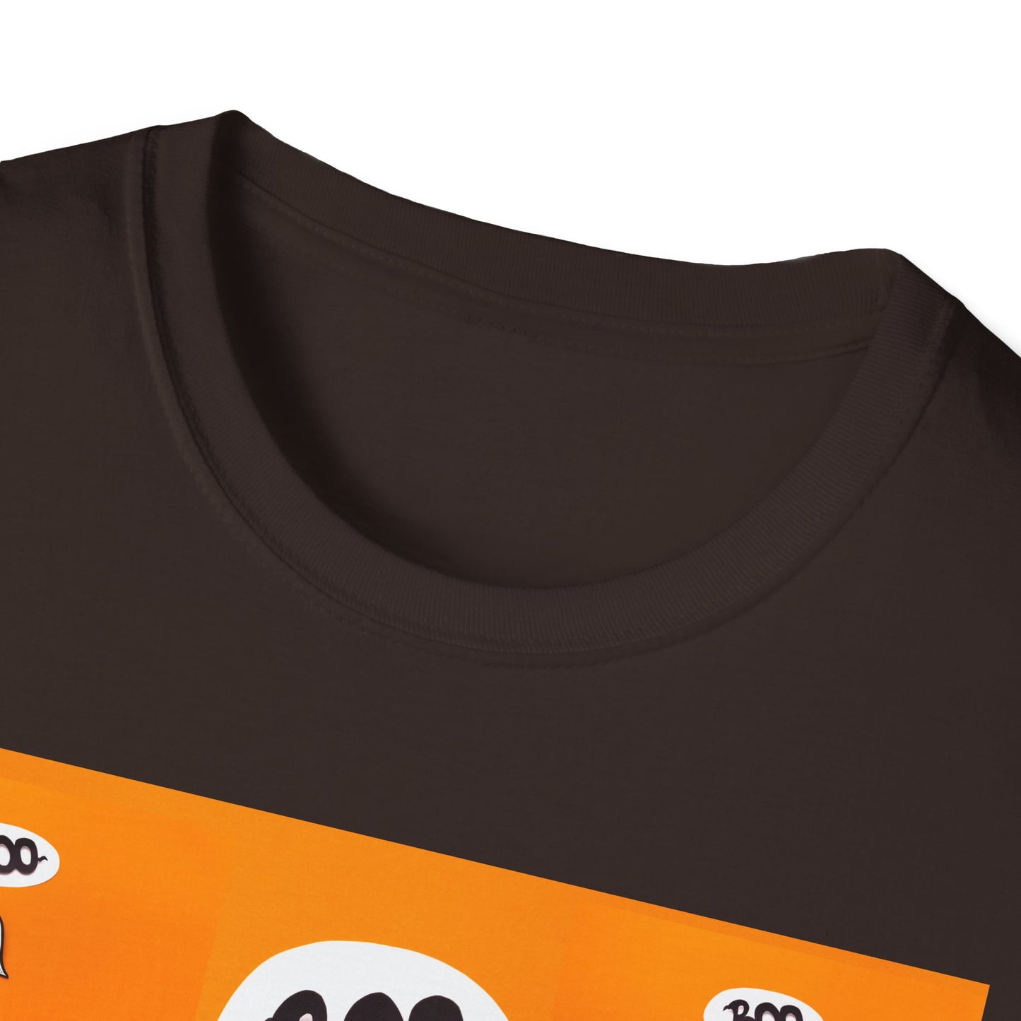 Halloween Ghost 'Boo' Unisex T-Shirt | Spooky Vibes, Costume, Fall Festivities, Trick-or-Treat, Fun Graphic Tee
