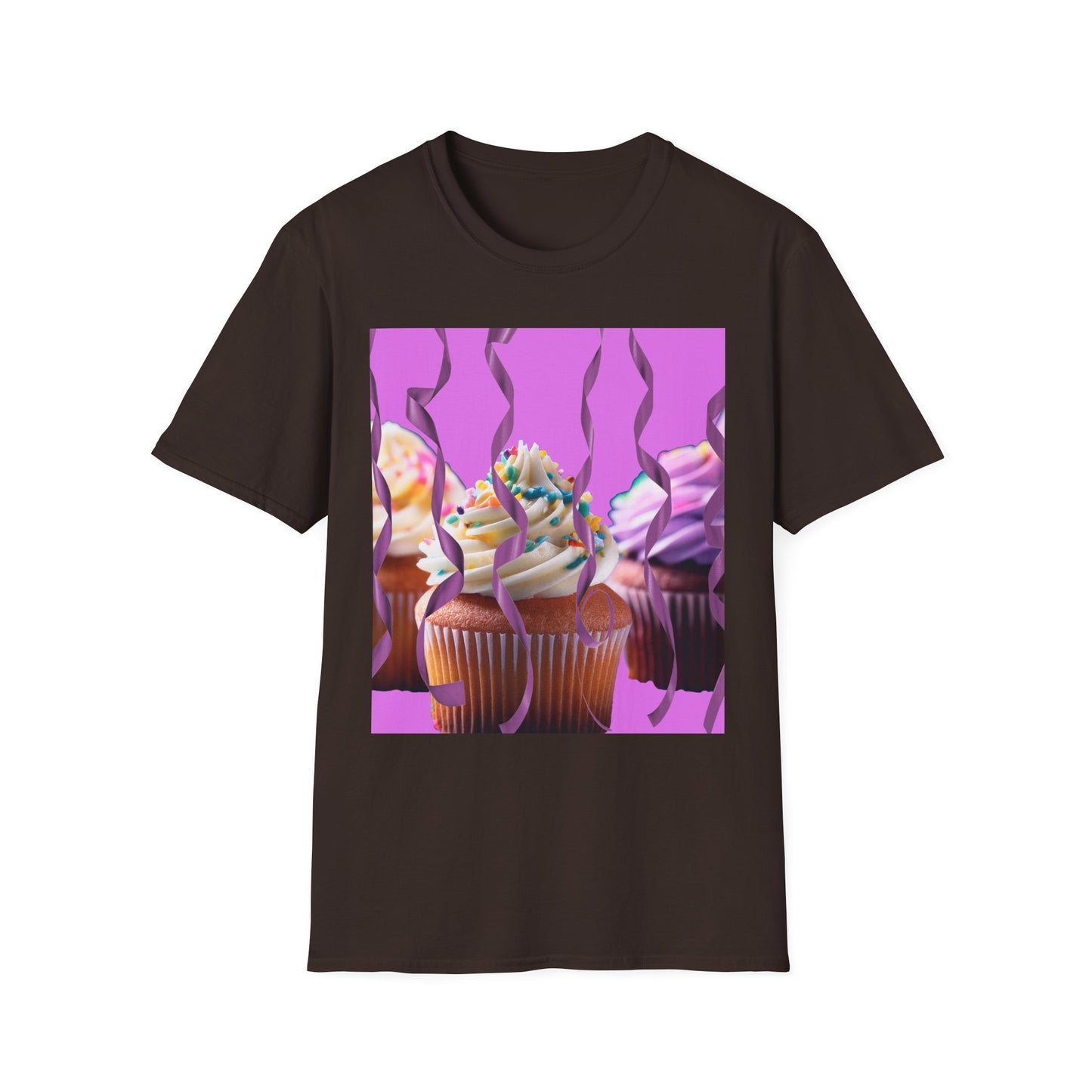 Colorful Cupcake Unisex T-Shirt | Sweet Treats Tee, Birthday Gift, Dessert Lover’s Apparel, Cute Food Shirt, Fun Casual Wear