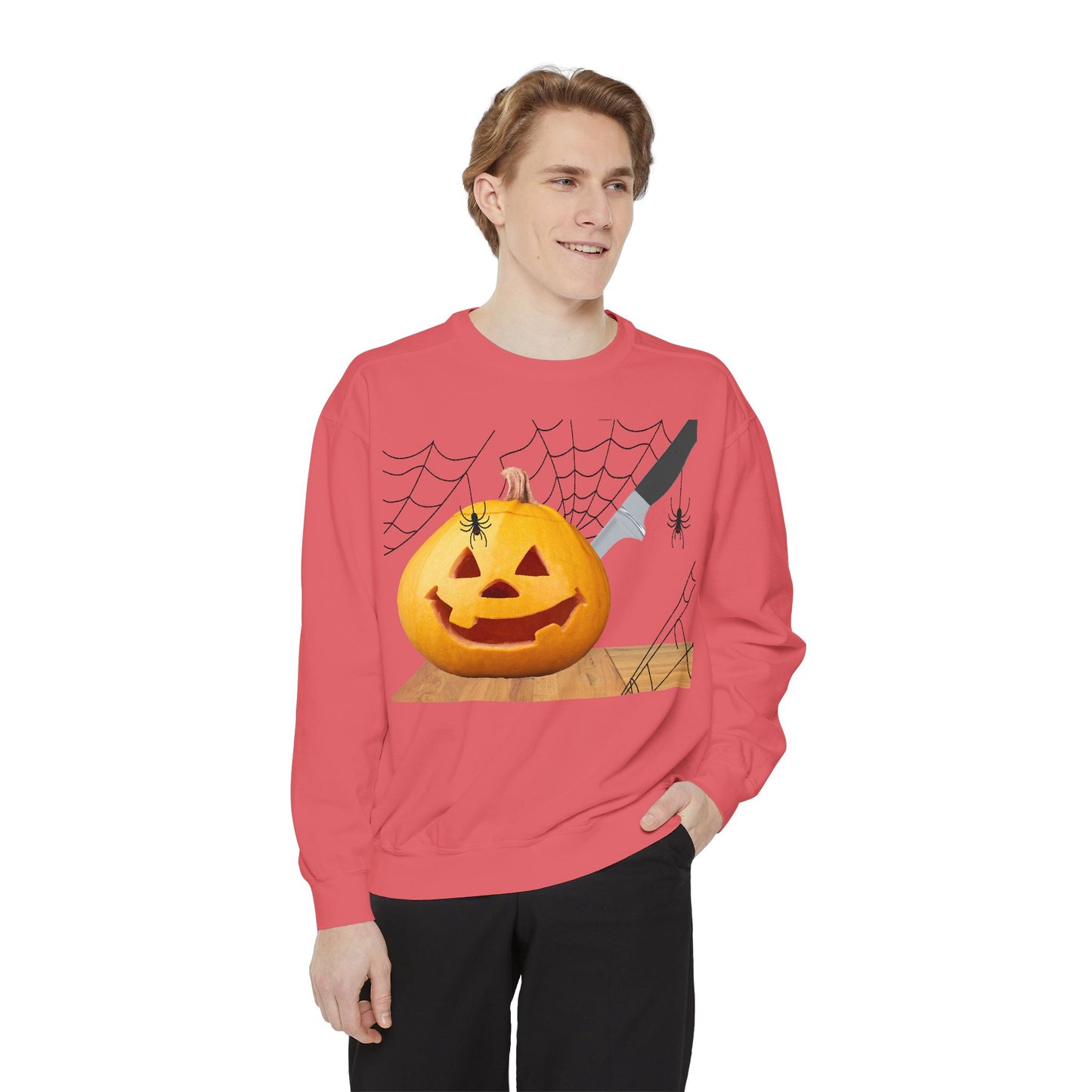 Spooky Pumpkin Sweatshirt, Halloween Apparel, Fall Fashion, Cozy Unisex Crewneck, Pumpkin Decor, Family Friendly Halloween