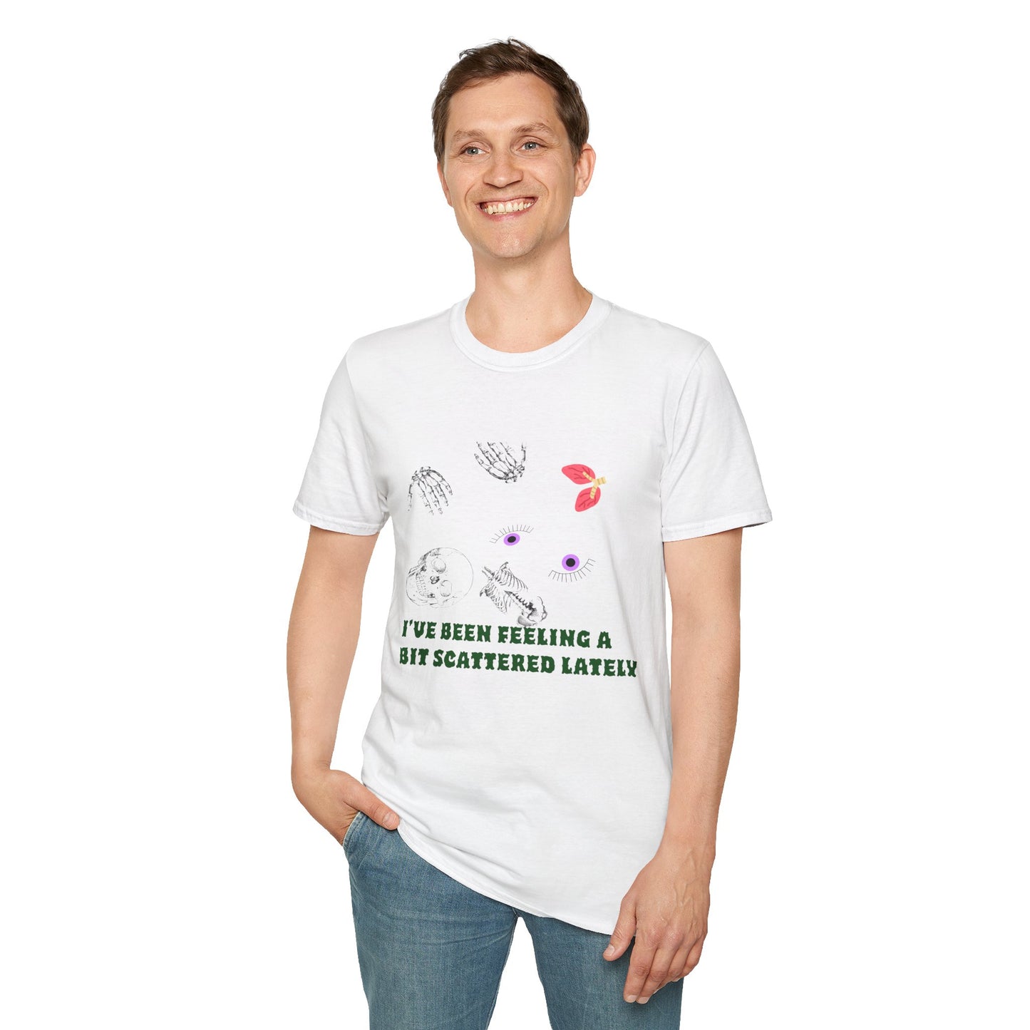 Skeleton Scattered Inspiration Unisex T-Shirt