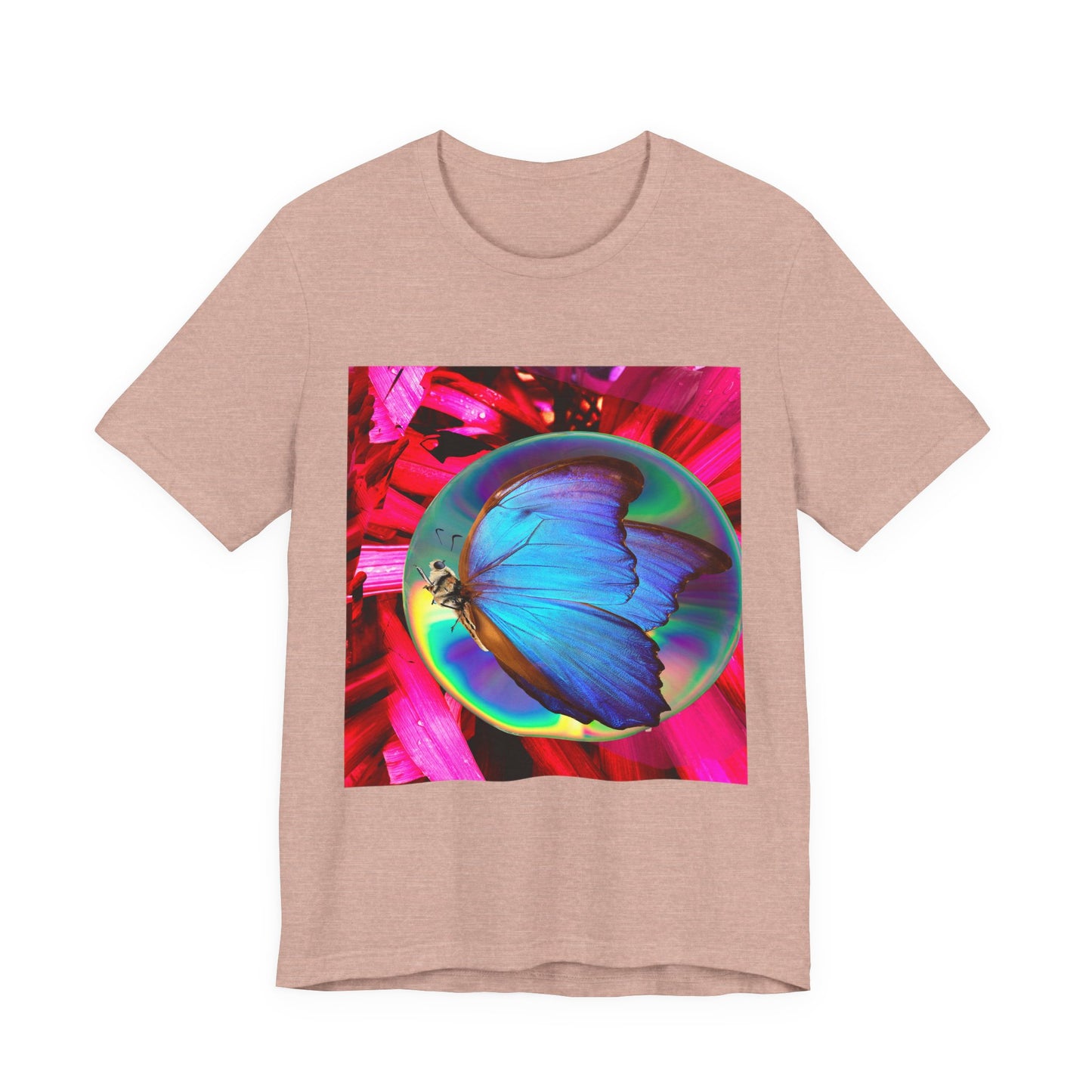 Colorful Butterfly Graphic Tee, Butterfly Shirt, Unisex T-Shirt, Nature Lover Gift, Casual Summer Wear, Vibrant Art Tee