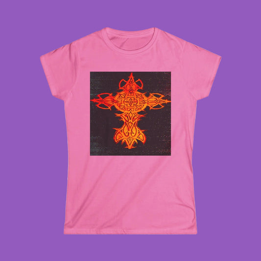 Tee — Fiery Celtic Cross Graphic