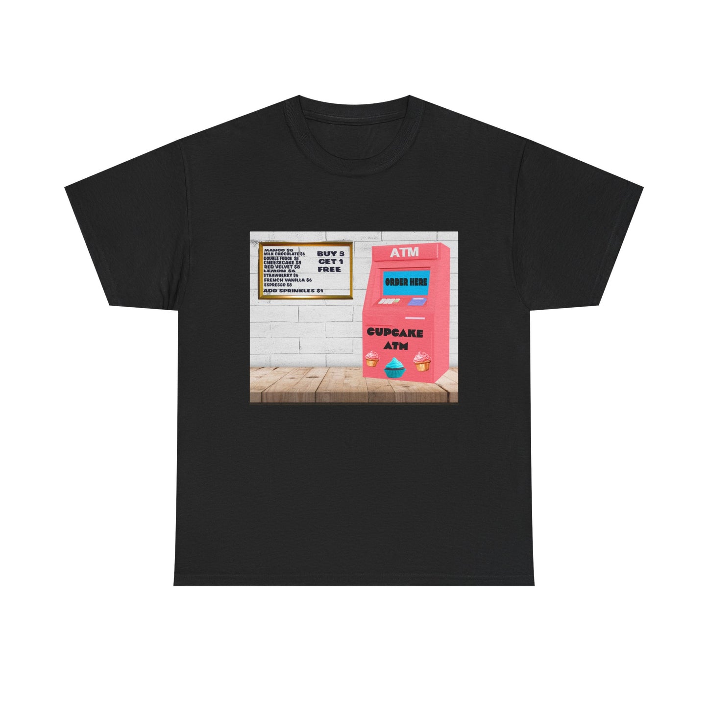Cupcake ATM Tee Shirt
Unisex Cotton